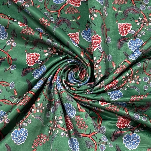Classic_Green_Floral_Print_Velvet_Fabric_Default_Title