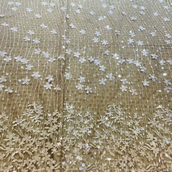 Cream_Brown_Ombre_Floral_Sequins_Embroidery_Net_Fabric_Default_Title