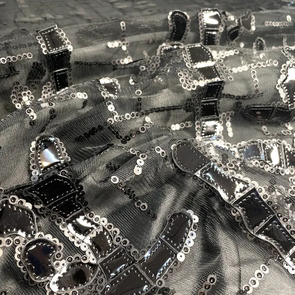Exclusive_Black_Sequins_Metallic_Net_Fabric_Default_Title