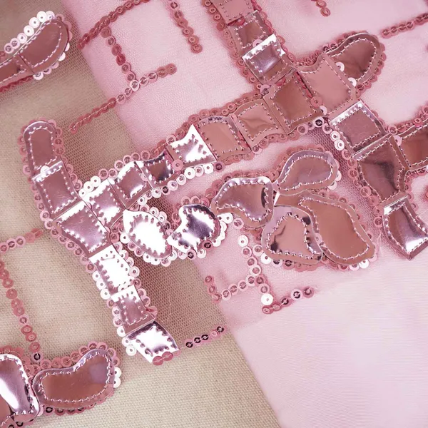 Exclusive_Pink_Sequins_Metallic_Net_Fabric_Default_Title