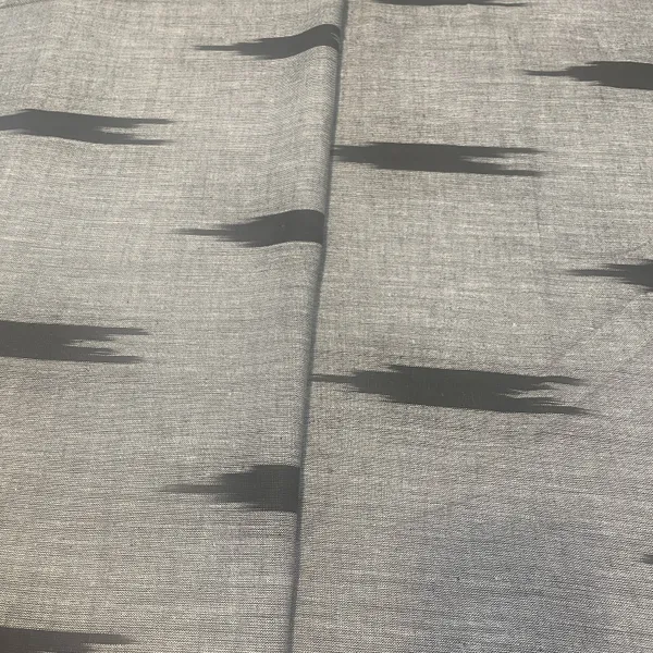 Premium_Grey_Black_Ikkat_Print_Cotton_Fabric_Default_Title