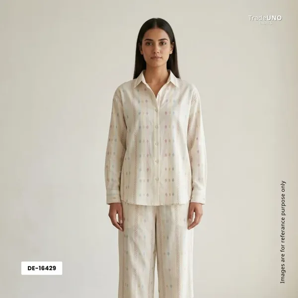 Premium_Offwhite_Multicolor_Buti_Stripes_Silver_Lurex_Dobby_Embroidery_Dyeable_Cotton_Fabric_Default_Title