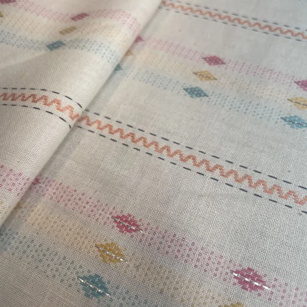 Premium_Offwhite_Multicolor_Buti_Stripes_Silver_Lurex_Dobby_Embroidery_Dyeable_Cotton_Fabric_Default_Title