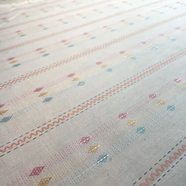 Premium_Offwhite_Multicolor_Buti_Stripes_Silver_Lurex_Dobby_Embroidery_Dyeable_Cotton_Fabric_Default_Title