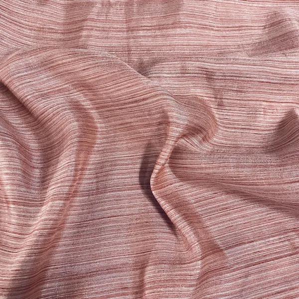 Premium_Dull_Orange_Solid_Tusser_Khadi_Fabric_Default_Title