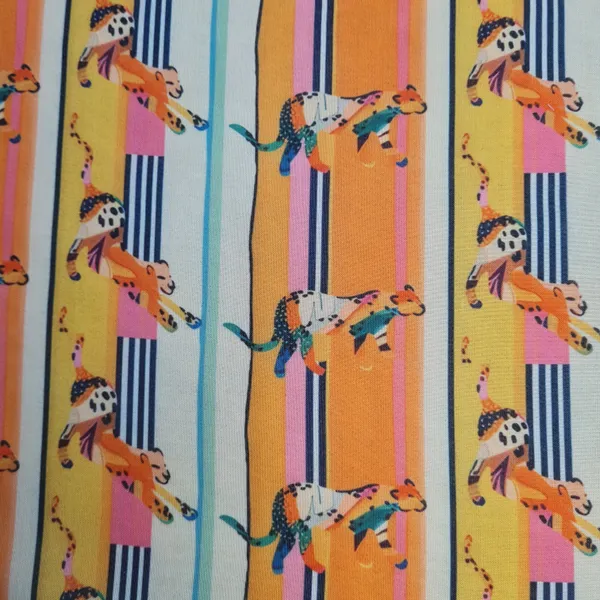 Exclusive_Orange_Tropical_Stripe_Print_Cambric_Cotton_Fabric_Default_Title
