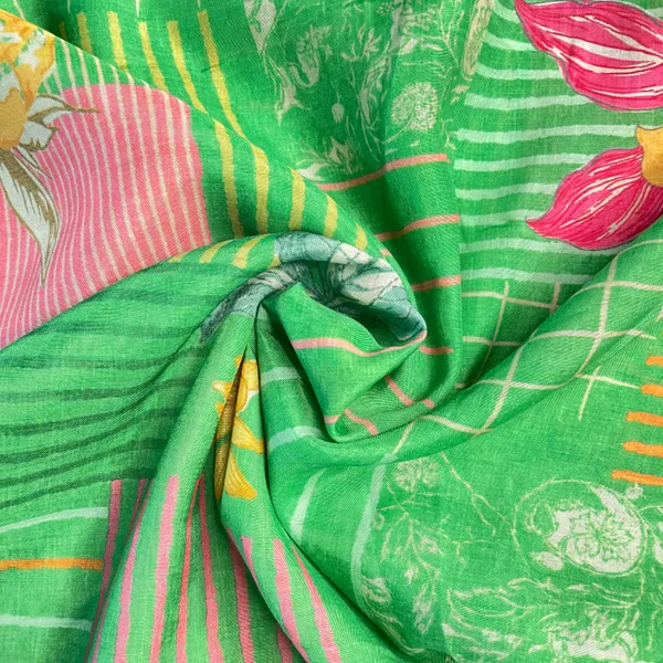 Premium_Green_Geometrical_Print_Cotton_Silk_Fabric_Default_Title