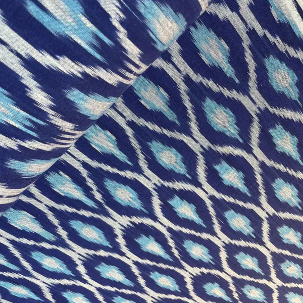 Royal_Blue_Ikkat_Print_Cotton_Fabric_18131_Default_Title
