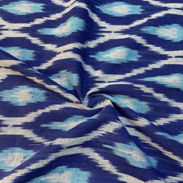 Royal_Blue_Ikkat_Print_Cotton_Fabric_18131_Default_Title