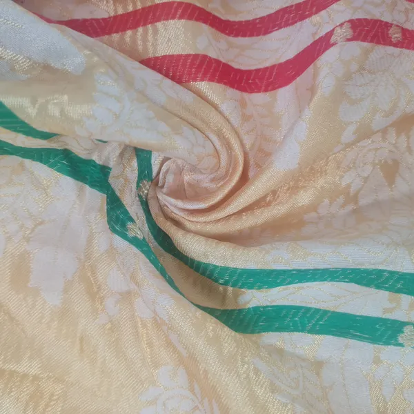 Light_Pink_Golden_Floral_Brocade_Jacquard_Default_Title