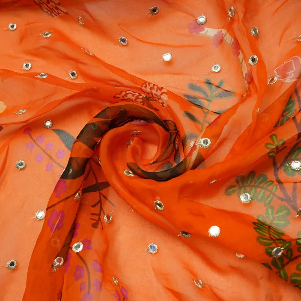 Orange_Floral_Print_Mirror_Embroidery_Organza_Fabric_21292_Default_Title