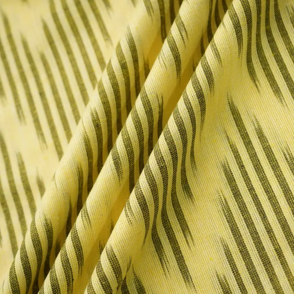 Yellow_Brown_Ikkat_Print_Cotton_Fabric_Default_Title