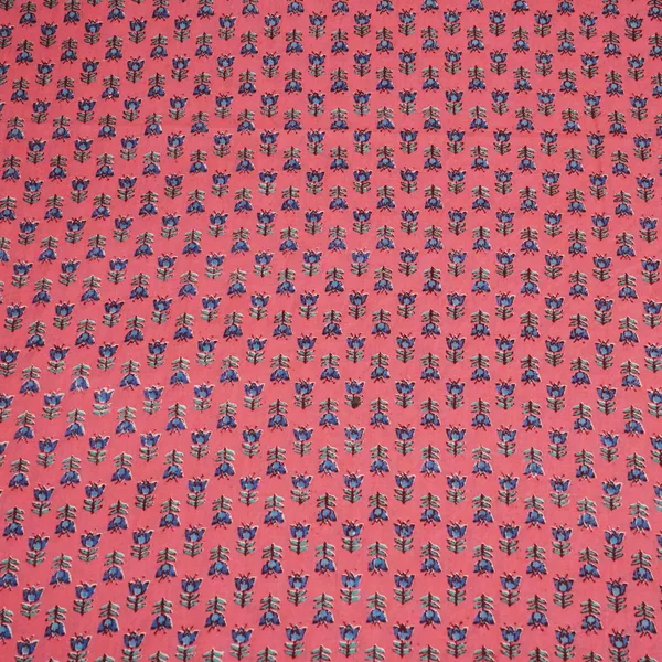 Peach_Pink_Floral_Print_Cotton_Fabric_Scf_24215_Default_Title