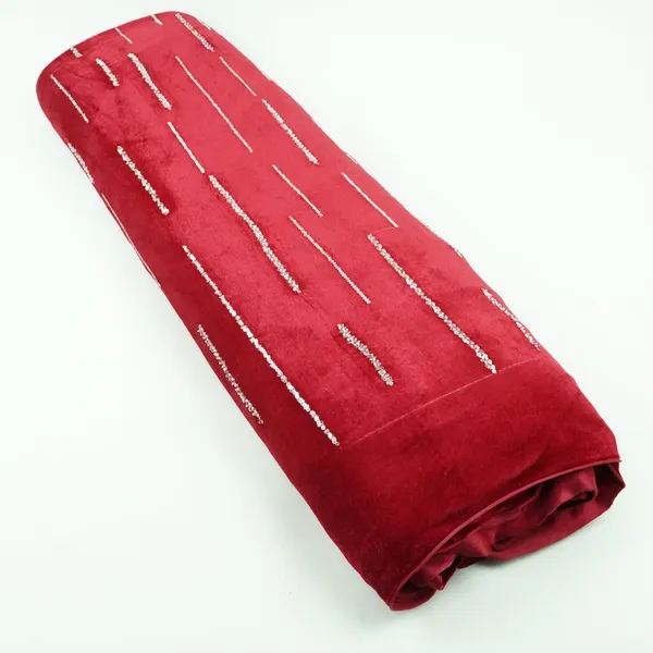 Maroon_Sequins_Cutdana_Embroidery_Velvet_Fabric_Af_19991_Default_Title