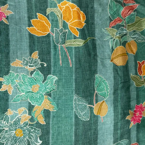 Green_Floral_Print_Tusser_Silk_Fabric_20357_Default_Title