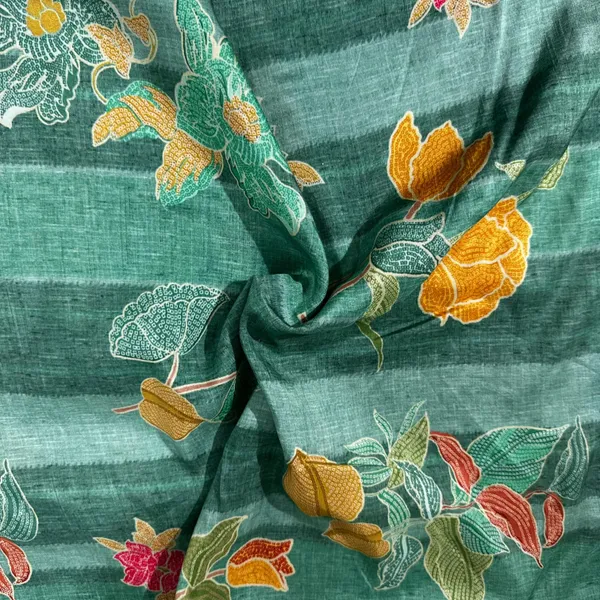 Green_Floral_Print_Tusser_Silk_Fabric_20357_Default_Title