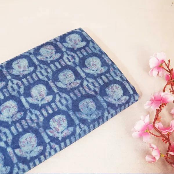 Indigo_Dabu_Print_Cotton_Fabric_Nc_24555_Default_Title