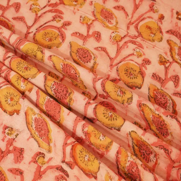 Peach_Dabu_Print_Cotton_Fabric_Nc_24566_Default_Title