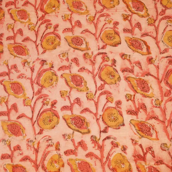 Peach_Dabu_Print_Cotton_Fabric_Nc_24566_Default_Title