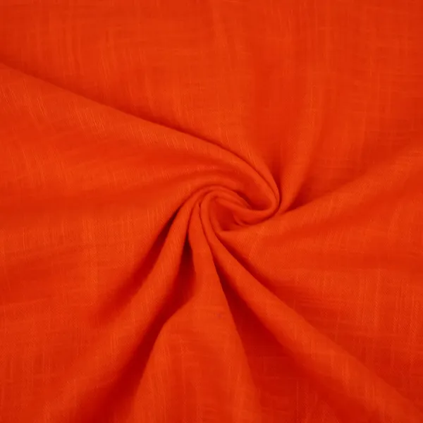 Orange_Solid_Fabric_Cotton_Linen_Slub_Sh_17235_Default_Title