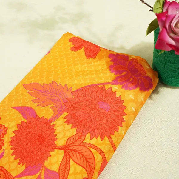 Mustard_Yellow_Flower_Print_Muslin_Ssf_16186_Default_Title