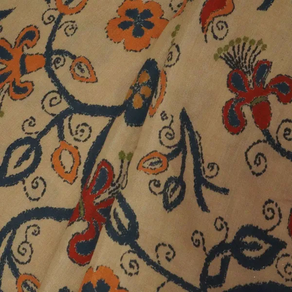 Creame_Blue_Tropical_Print_Viscose_Muslin_Ss_17437_Default_Title