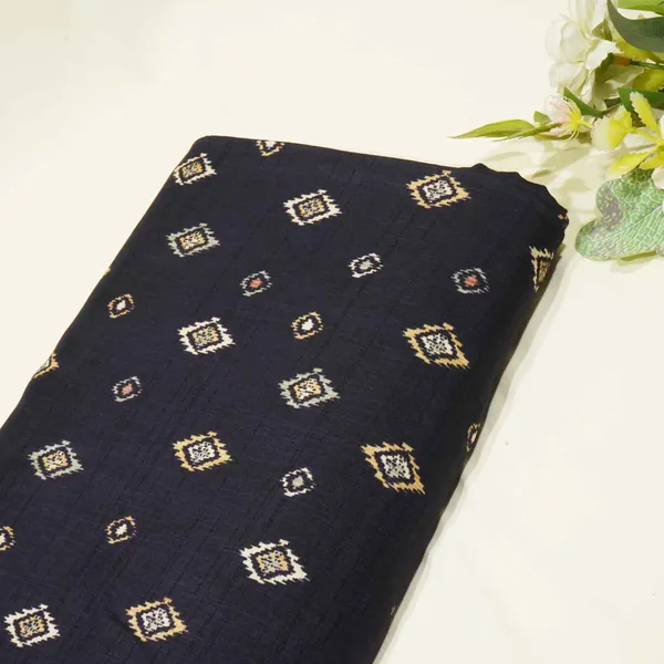 Wine_Ikkat_Print_Tusser_Silk_Fabric_3542_Gt_20366_Default_Title