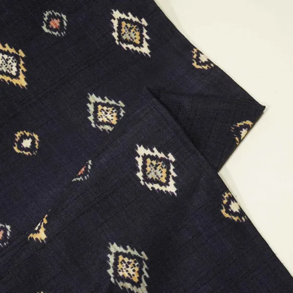 Wine_Ikkat_Print_Tusser_Silk_Fabric_3542_Gt_20366_Default_Title
