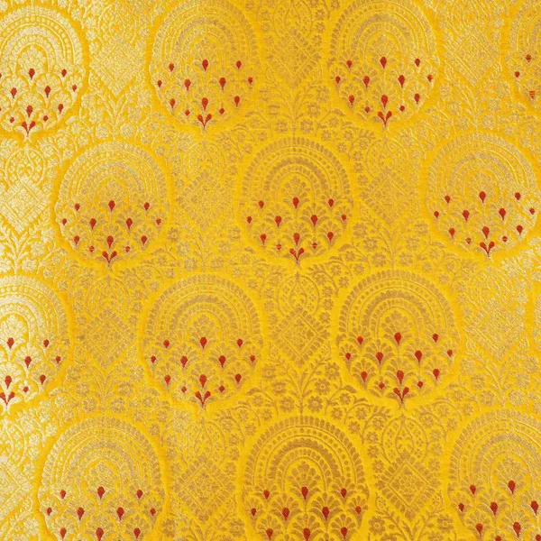 Yellow_Jaal_With_Mina_Buta_Brocade_Fabric_Kr_28055_Default_Title