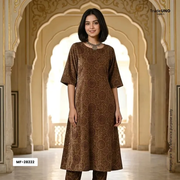 Green_Ajrakh_Print_Velvet_Fabric_Mf_28222_Default_Title