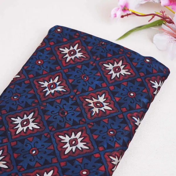 Navy_Blue_Ajrakh_Print_Modal_Satin_Fabric_Eeg_28733_Default_Title