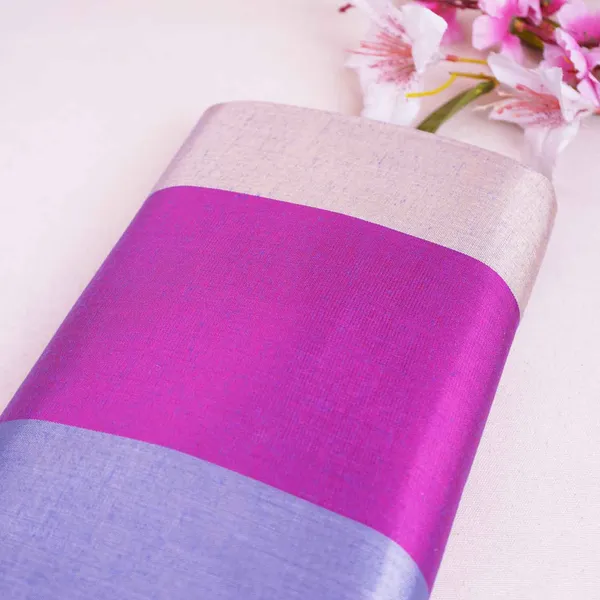 Wine_With_Multicolor_Strips_Chanderi_Tissue_Fabric_Cw_28771_Default_Title