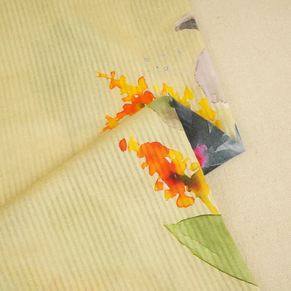 Rust_Yellow_Floral_Print_Cotton_Fabric_Mt_29384_Default_Title