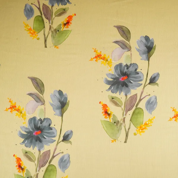 Rust_Yellow_Floral_Print_Cotton_Fabric_Mt_29384_Default_Title