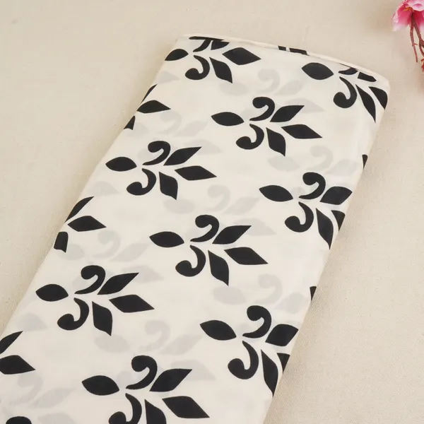 Black_With_Off_White_Floral_Print_Muslin_Fabric_Mt_29394_Default_Title