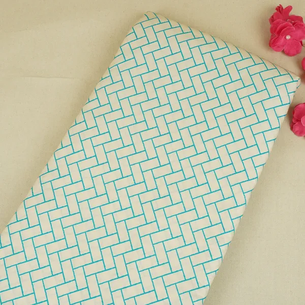 Aqua_Blue_Geomatrical_Print_Cotton_Fabric_Mt_29478_Default_Title