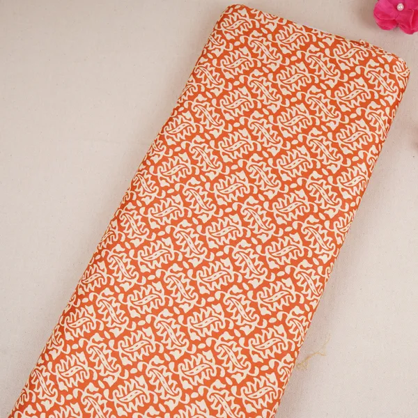 Orange_Bagru_Print_Modal_Satin_Sn_29498_Default_Title