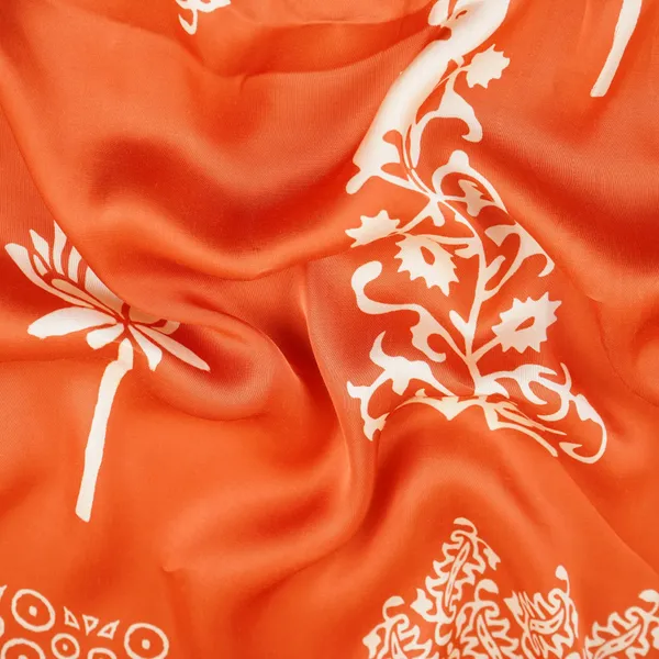 Orange_Floral_Block_Print_Modal_Satin_Sn_29520_Default_Title