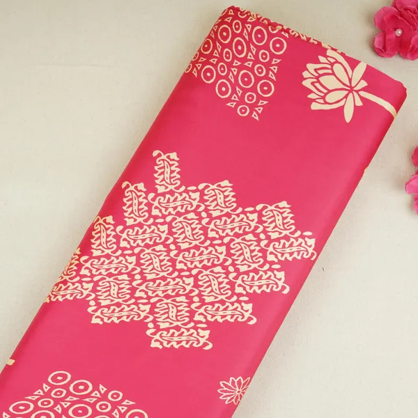Magenta_Pink_Floral_Block_Print_Modal_Satin_Sn_29522_Default_Title