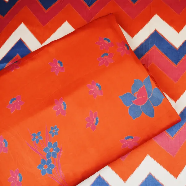 Orange_Floral_Print_Modal_Satin_Sn_29524_Default_Title