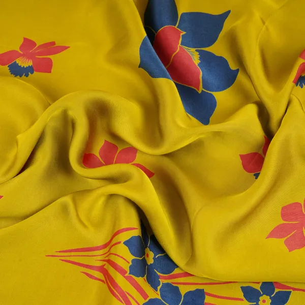 Mustard_Floral_Print_Modal_Satin_Sn_29527_Default_Title