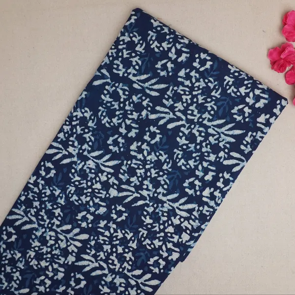 Indigo_With_White_Dabu_Print_Cotton_Fabric_Dh_29457_Default_Title