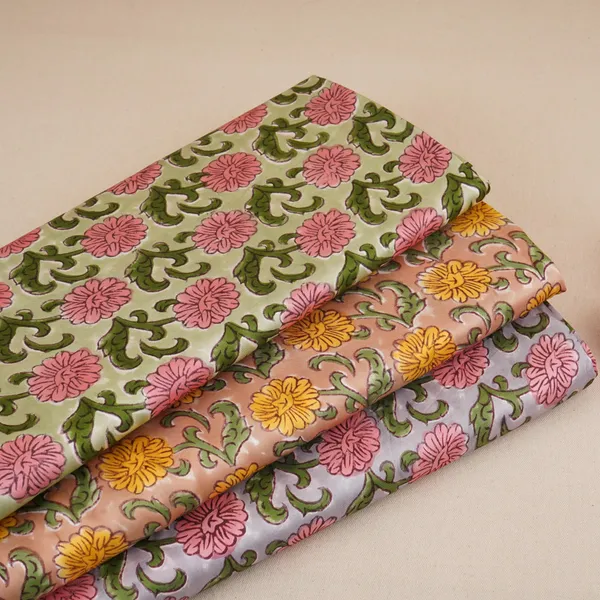 Yellow_Floral_Print_Modal_Satin_Fabric_Afi_29544_Default_Title