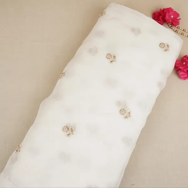 White_Cutdana_Embroidery_Organza_Fabric_Stf_29670_Default_Title