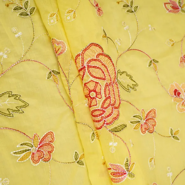 Lemon_Yellow_Aari_Embroidery_Mul_Chanderi_Fabric_Dc_29682_Default_Title