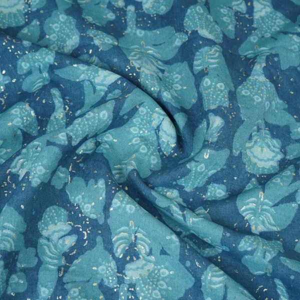 Blue_With_Multicolor_Dabu_Foil_Print_Cotton_Fabric_Nc_29646_Default_Title