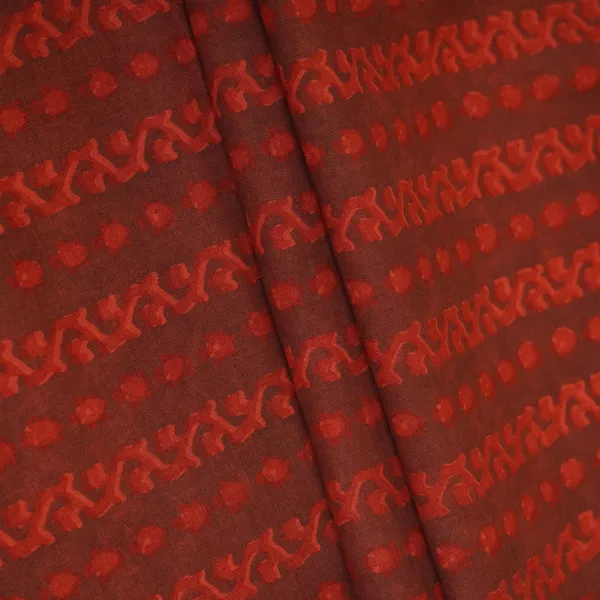 Maroon_Dabu_Print_Cotton_Fabric_Nc_29652_Default_Title