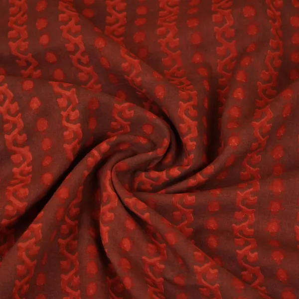 Maroon_Dabu_Print_Cotton_Fabric_Nc_29652_Default_Title