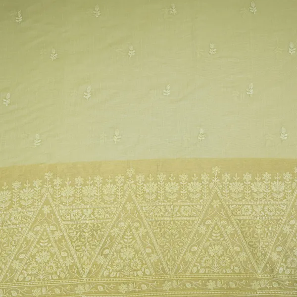 Parrot_Green_Chikankari_Embroidery_With_Tissue_Border_Mul_Chanderi_Fabric_Sna_29637_Default_Title