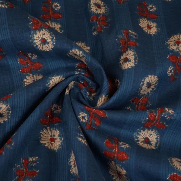 Blue_Check_Print_Cotton_Dobby_Fabric_Afi_29528_Default_Title
